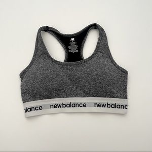 New Balance Sport Bra grey color